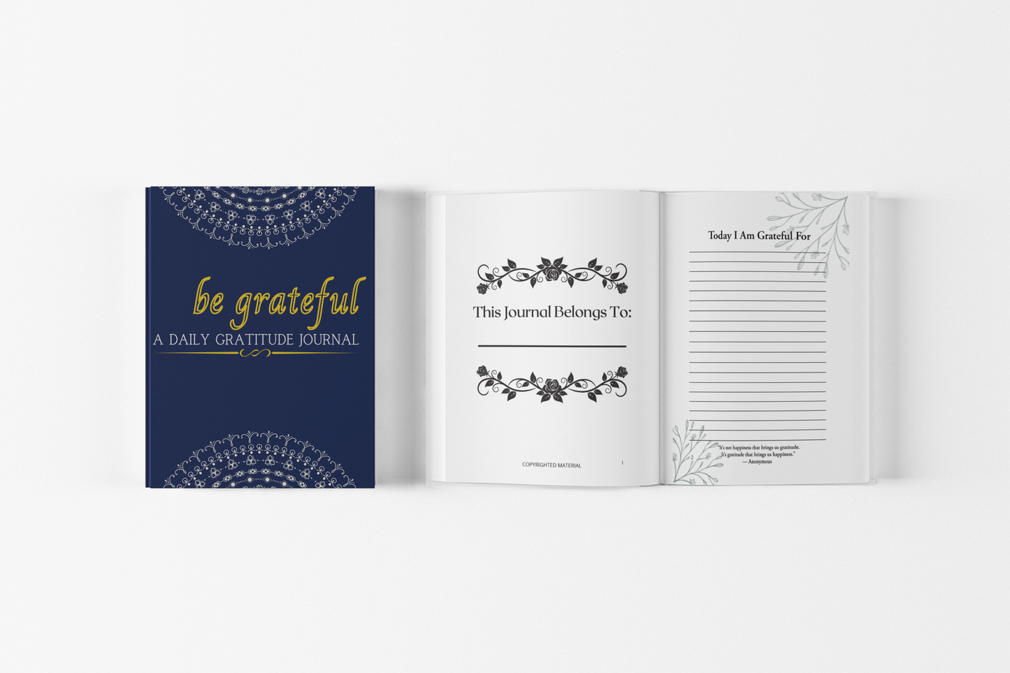 Be Grateful: Daily Gratitude Journal