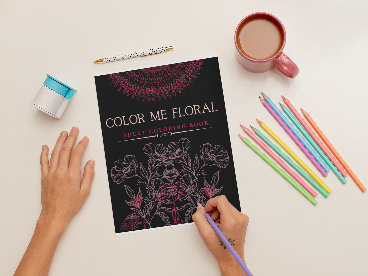 Color Me Floral: Adult Coloring Book